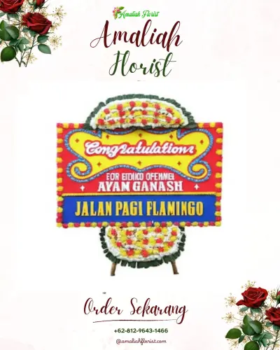 Bunga Papan Congratulation di Sungai Besar